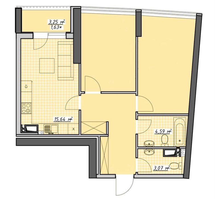 2-кімнатна квартира за адресою вул. Витянська (площа 66 м²) - Atlanta.ua - фото 23