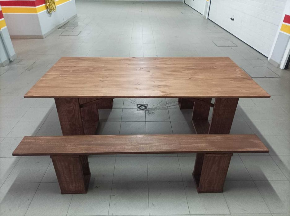 Mesa Madeira Interior Exterior (pinho)