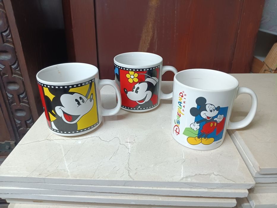 3 Original Disney Mugs