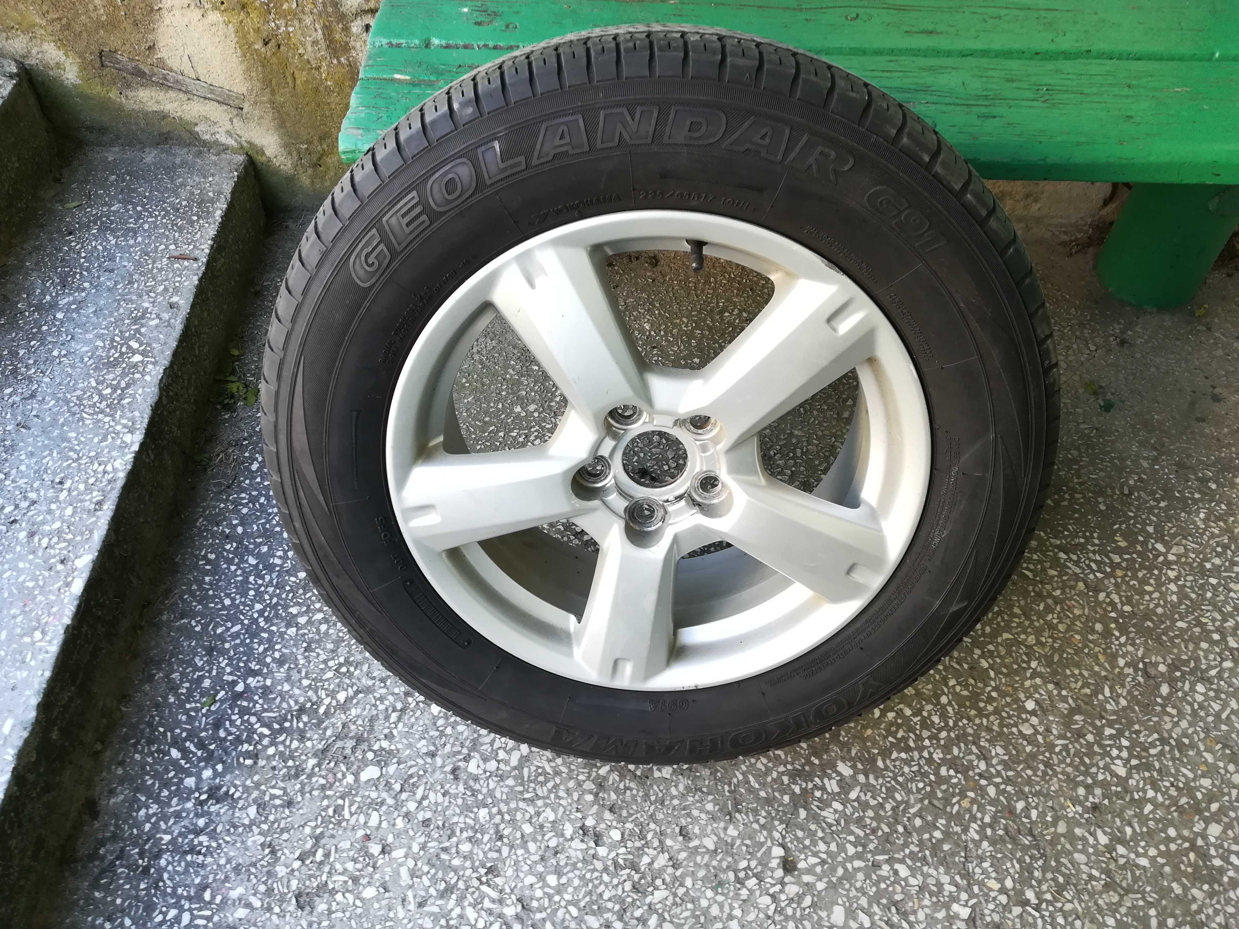 Opona i felga Yokohama Geolandar 225/65R17 Toyota Rav4 Garwolin • OLX.pl