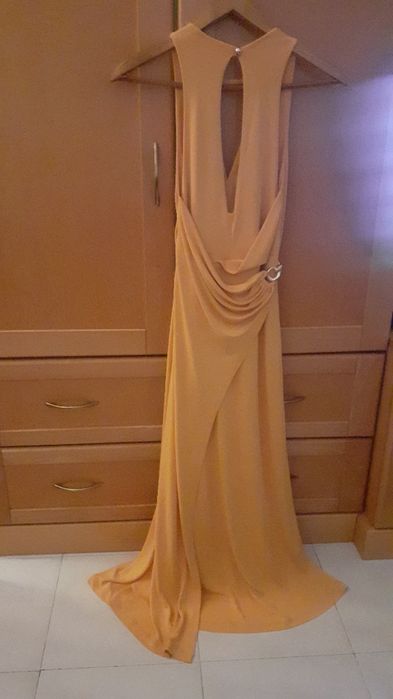 Vestido amarelo de Licra ( SAHOCO ) C/ Novo