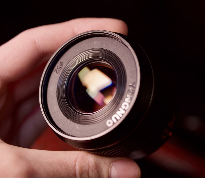 Обʼєктив Yongnuo 42.5mm f1.7 mark 2 micro 4/3 panasonic olympus