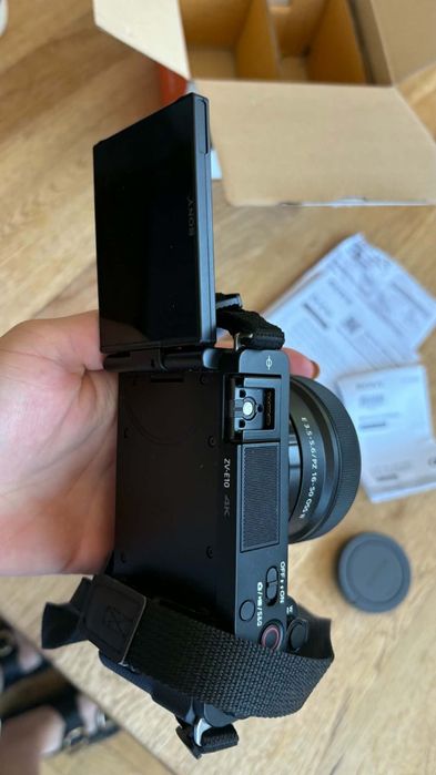 Sony zv e10 uzyty raz dodatkowe ubezpieczenie