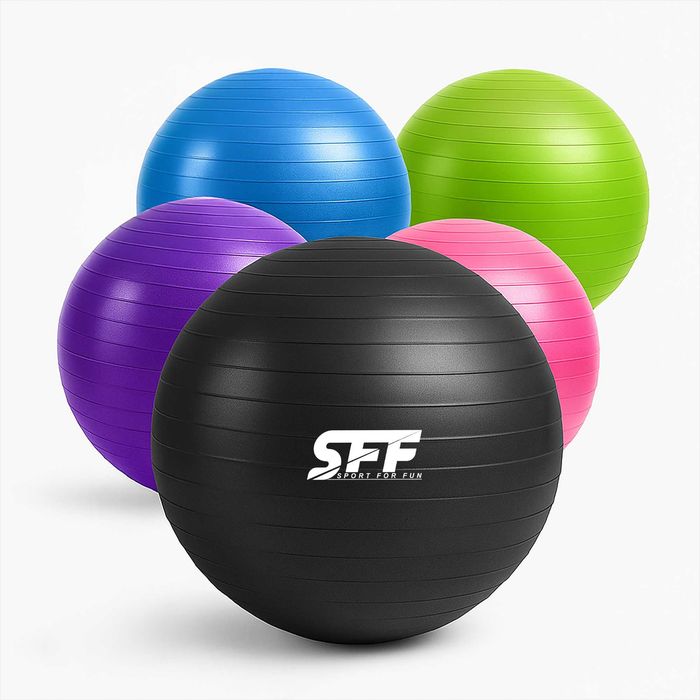 Piłka gimnastyczna do ćwiczeń fitness +pompka 85cm