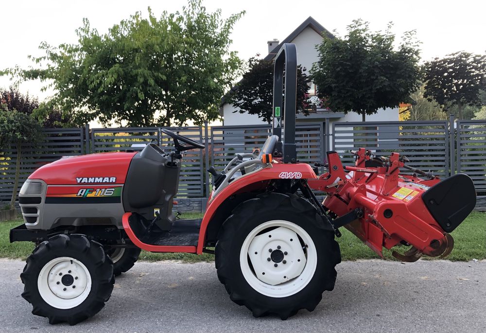 Traktorek 4x4 Yanmar AF116 Japoński Mini Traktor Ogrodniczy 2003 rok  REWERS 16 KM Wspomaganie kierownicy !!!