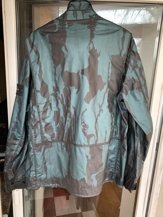 Stone Island Raso Gommato Jacket Reverse Colour Process