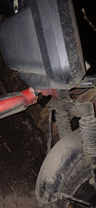 Aima u1 скутер лопнута рама