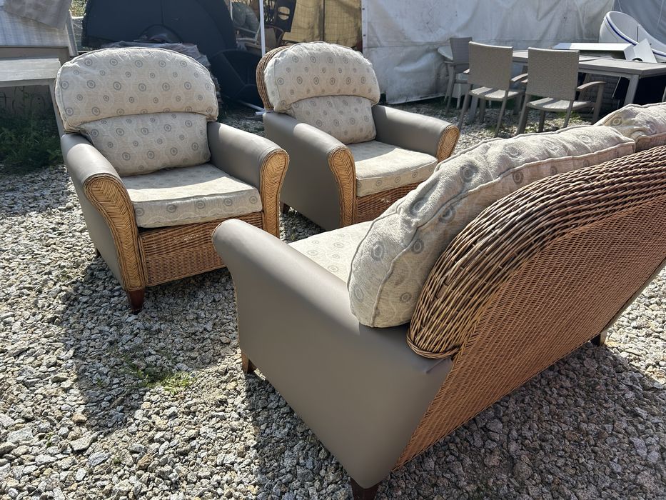 Porzadne Zestawy rattanowe fotele kanapy
