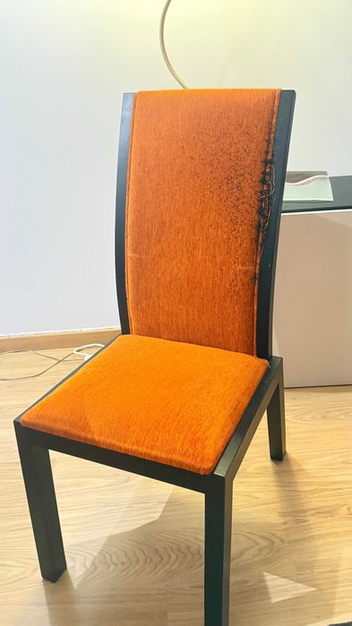 4 cadeiras sala jantar \ laranja