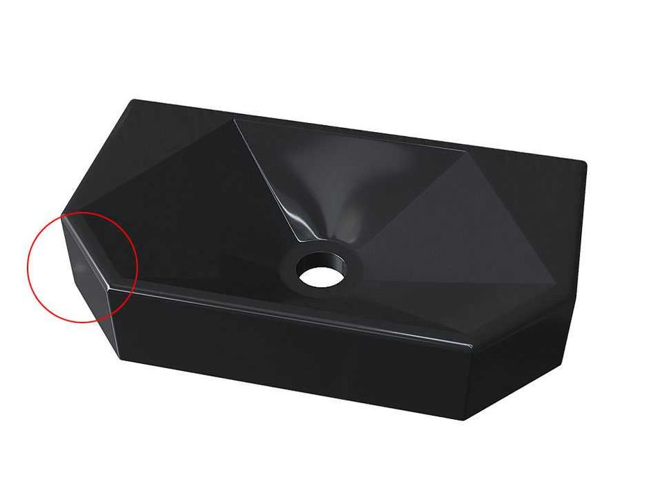 Уцінена Раковина, Умивальник накладний Luxor Calvin, Найнижча Ціна!