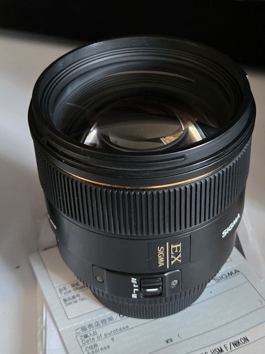 Sigma F1.4 EX DG HSM do nikona