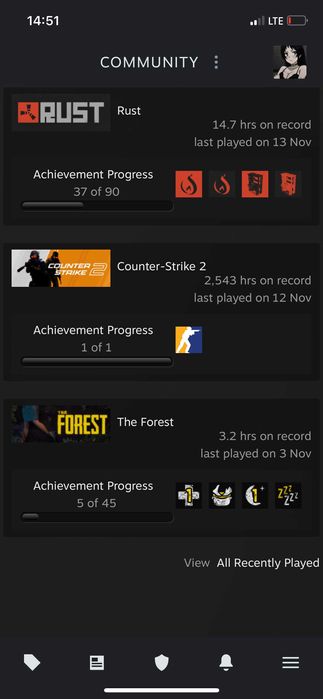 Продам steam акаунт с играми