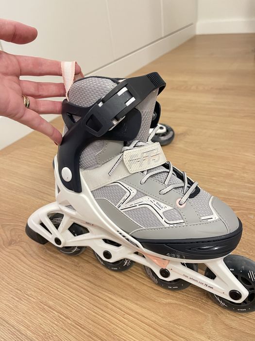 Patins em linha, saco, capacete e proteções Oxelo
