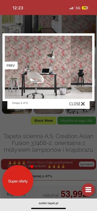 Tapeta ścienna A.S. Creation Asian Fusion 37466-2