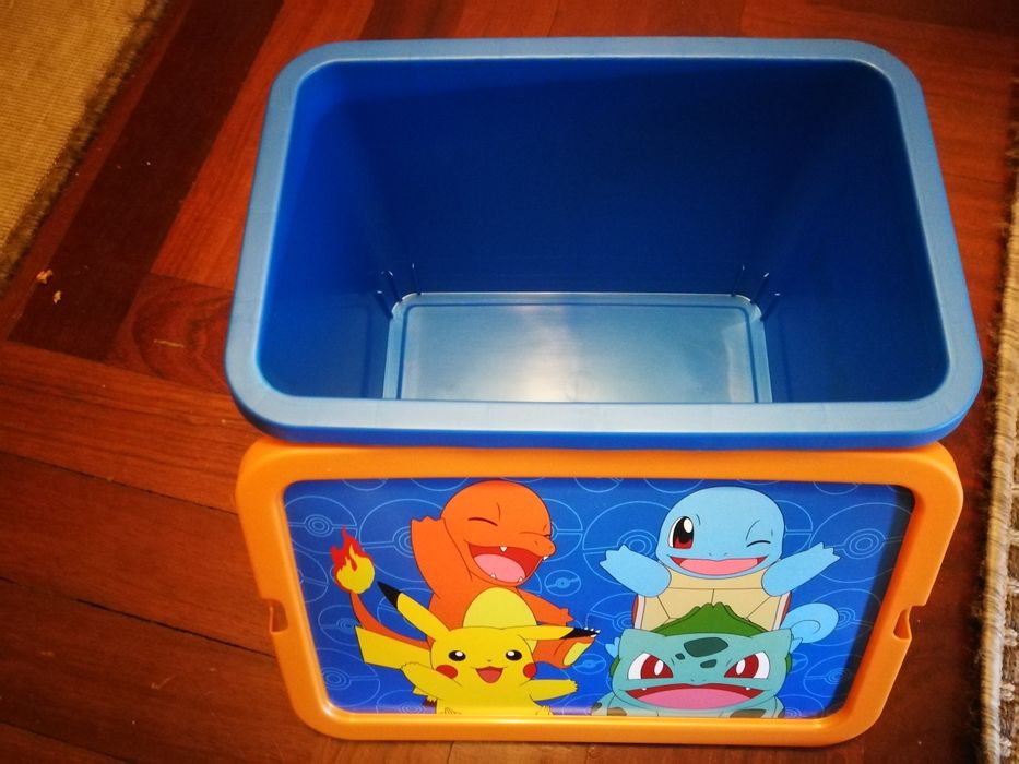 Caixa arquivadora pokemon novas64738473199235121