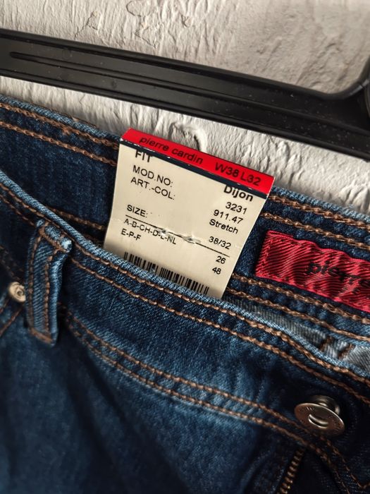 Nowe męskie jeansy Pierre Cardin Dijon W38 L32