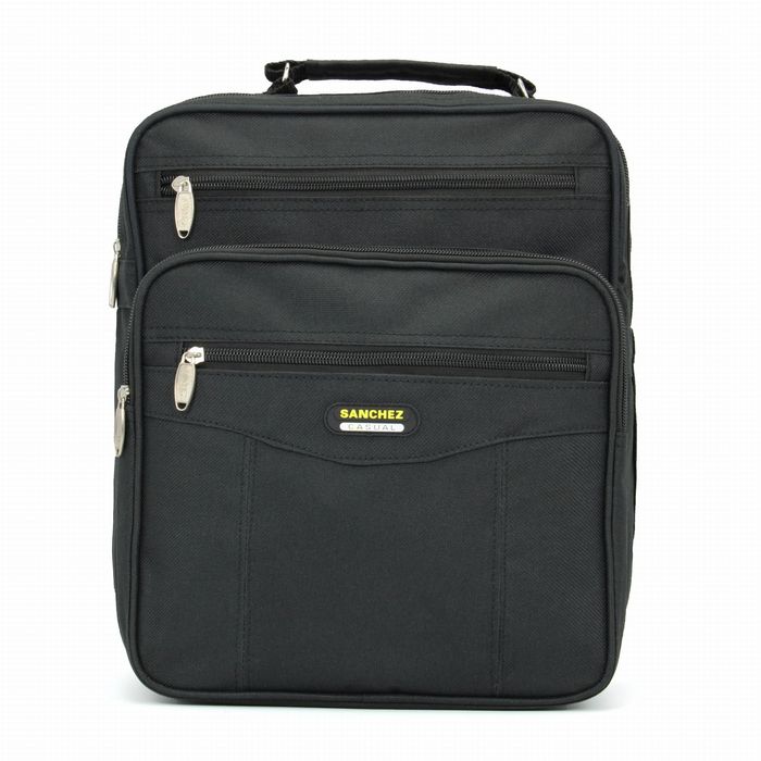 torba męska z nylonu marki sanchez - czarna