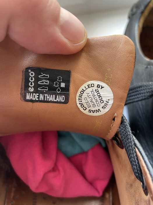 Кожаные туфли ecco