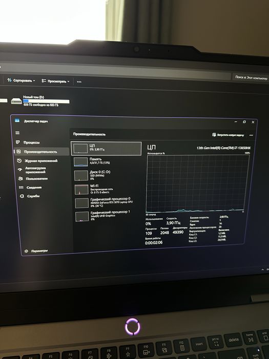 Ноутбук Lenovo Loq, rtx 5070, i7 13650hx, 32gb, 1tb ssd