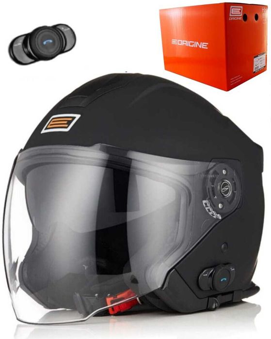 KASK Chopper Czarny MAT Jet XL + Intercom Mikrofon Słuchawka Bluetooth