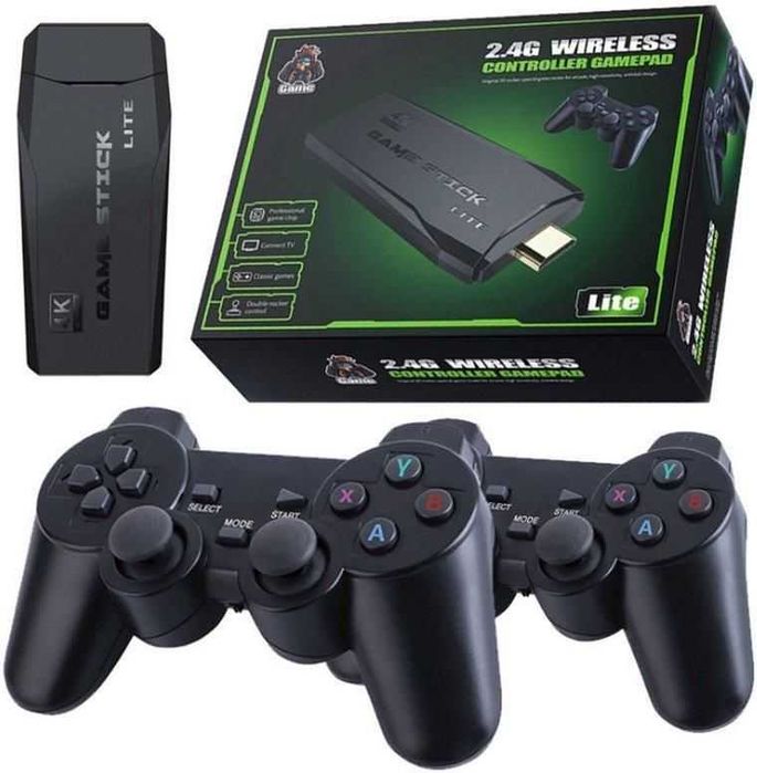Gra telewizyjna konsola gry video pistolet 2 pady bezprzewodowe bluetooth ps1 pegasus NES Gameboy i inne