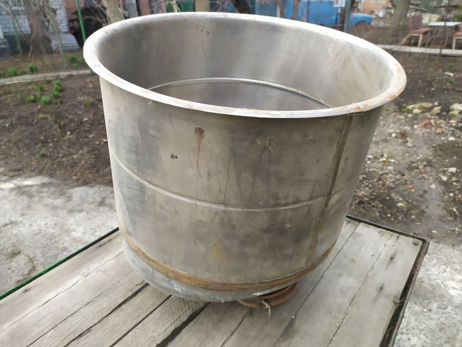 Бак бочка центрифуга нержавейка стиральная машинка СССР куб емкость