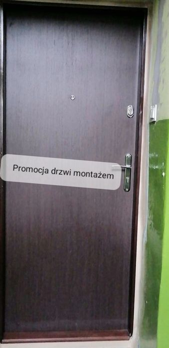 Drzwi zewnętrzne z montażem do bloku od ręki!!