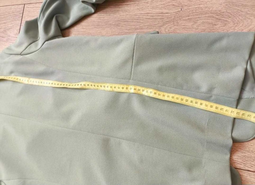 Reserved zielona szałwiowa marynarka damska żakiet