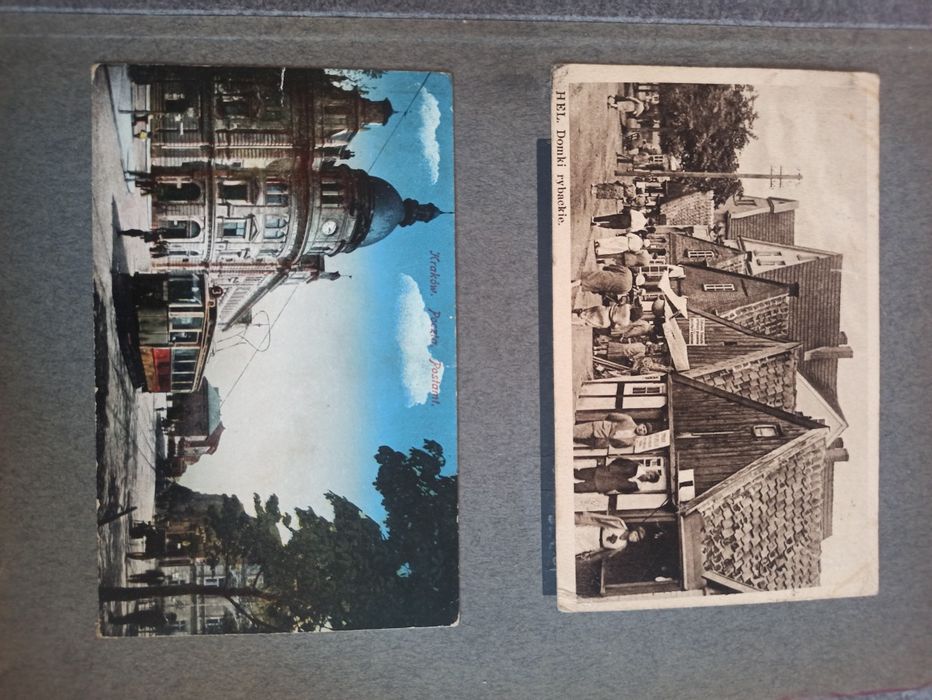 Oryginalny album z pocztówkami, Polska, uzdrowiska, smaczki