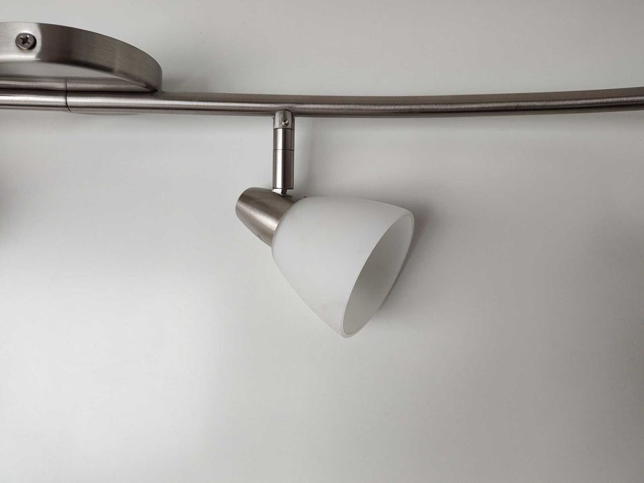 Lampa sufitowa, metalowa, długość, ok 85 cm, 4 punkty, stan idealny