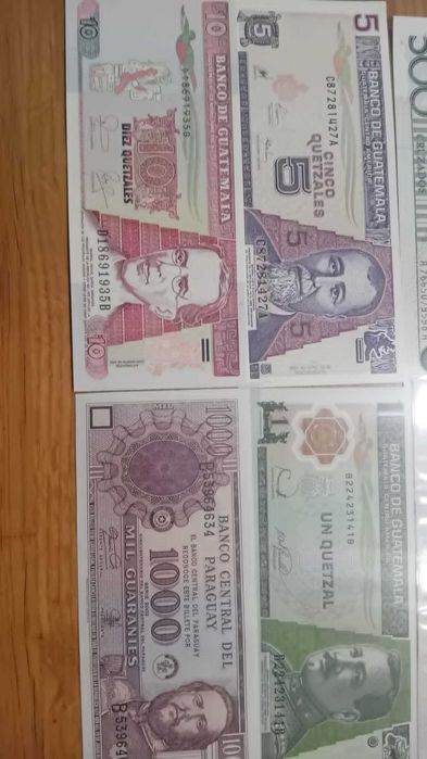 Sprzedam banknoty z  Ameryki południowej