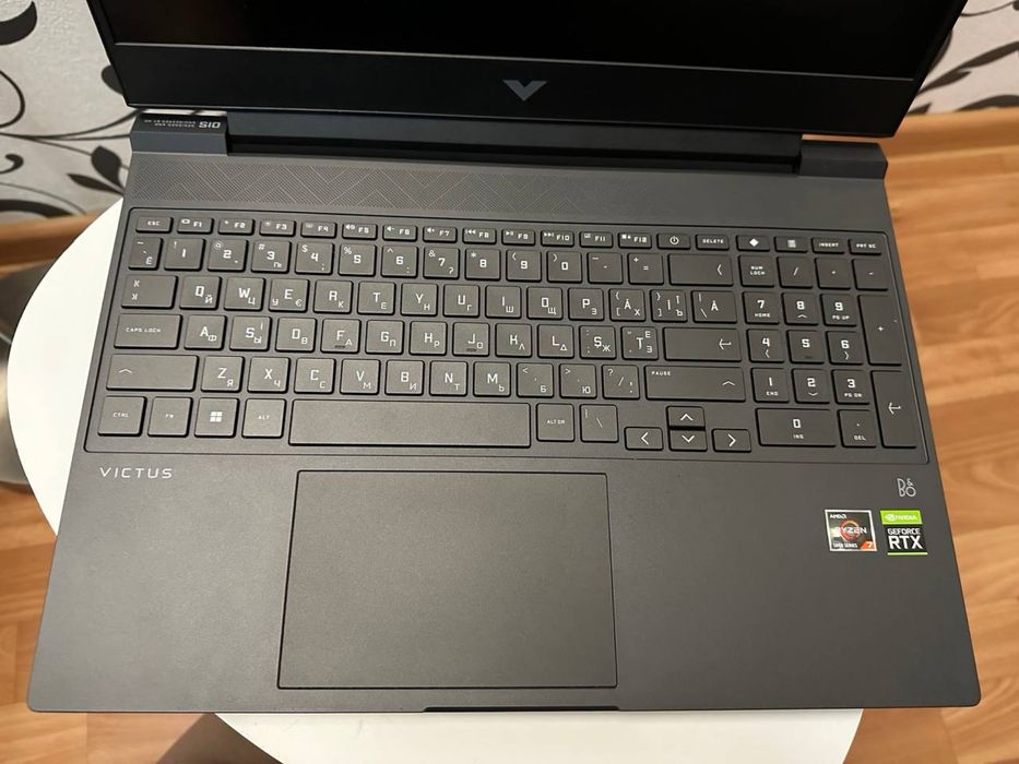 Ігровий ноутбук HP Victus NVDIA RTX3050TI AMD Ryzen 7