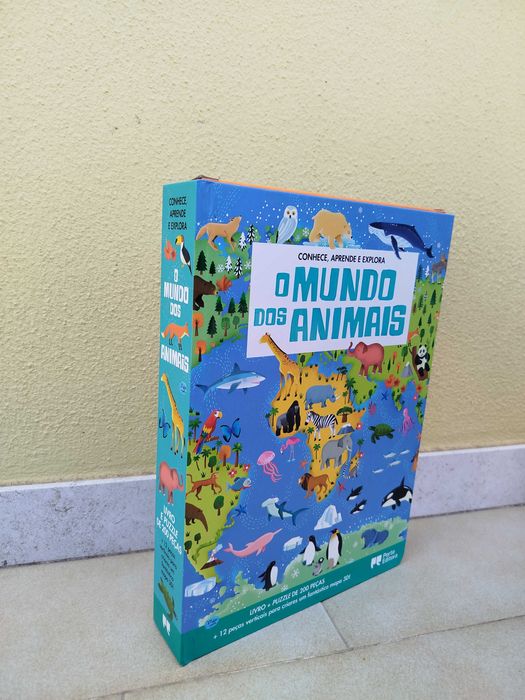 Puzzle do Mundo dos animais, com livro includo