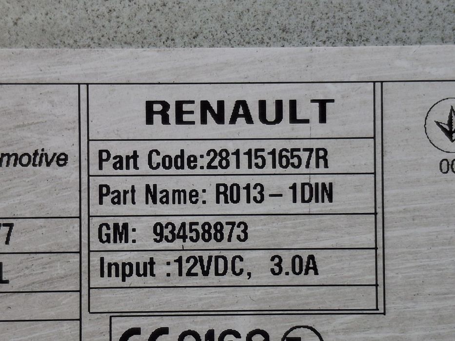 Rádio / auto-rádio OPEL Vivaro B Furgão (X82)