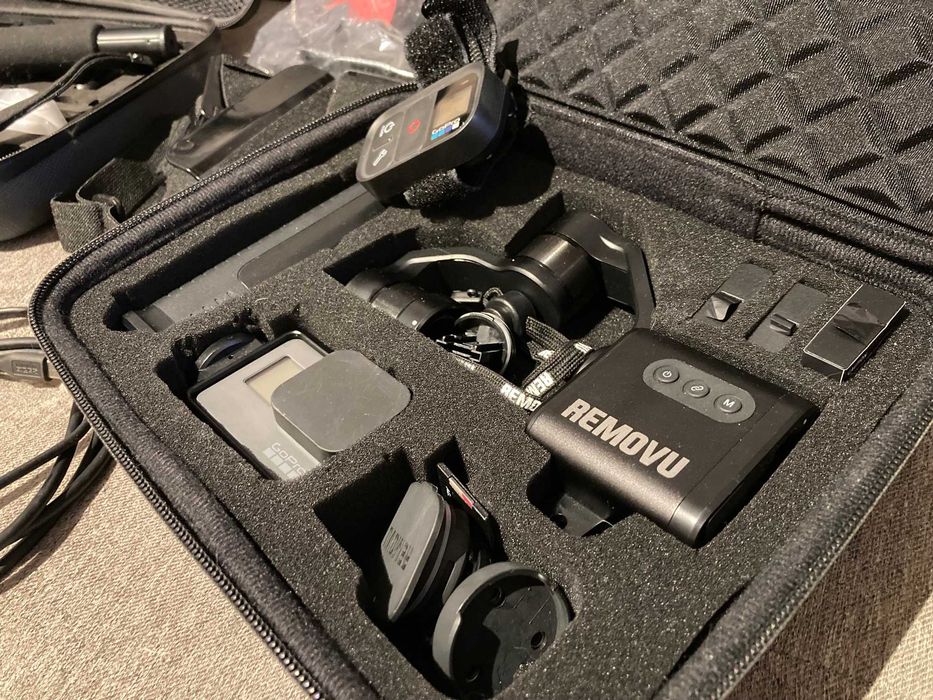 Kamera sportowa GoPro Hero 5 Black - Gimbal Removu S1 - mega zestaw