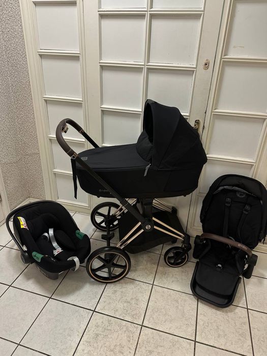 Коляска 3в1 Cybex Priam 4.0 Rose Gold