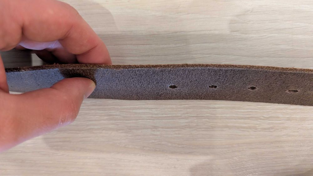 Ремінь чоловічий Hanks Belts "The Rustic" — шкіра Full Grain, США, розмір 42