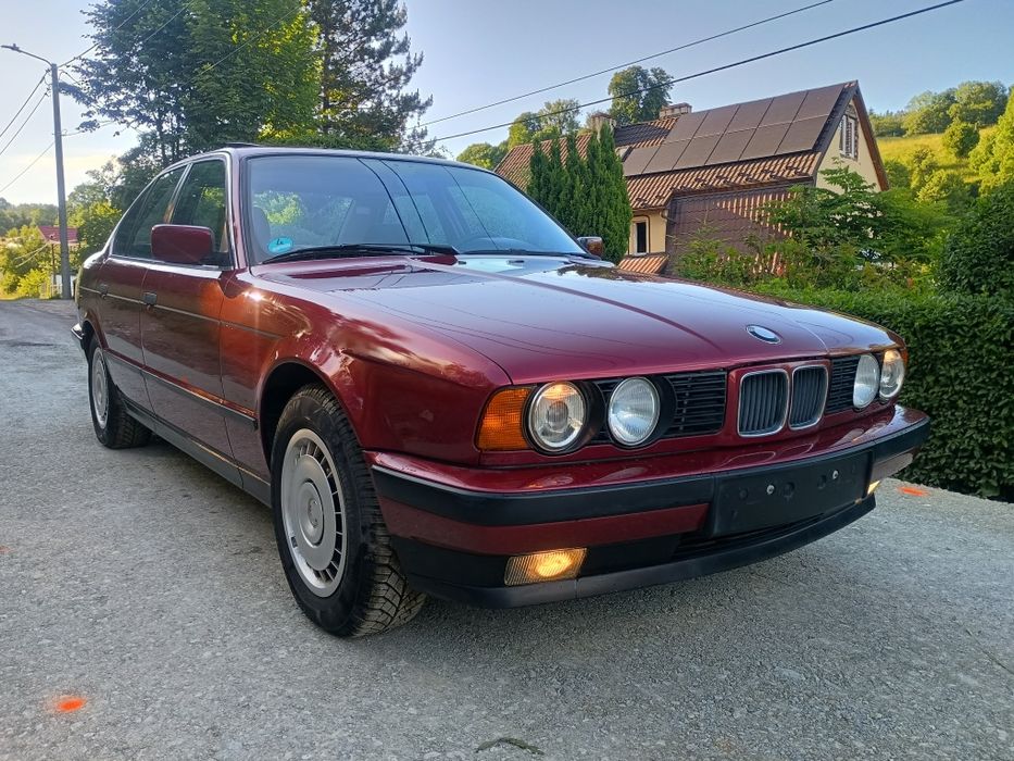BMW e34 320ia  Calypso Rot bez korozji 173.000 przebieg
