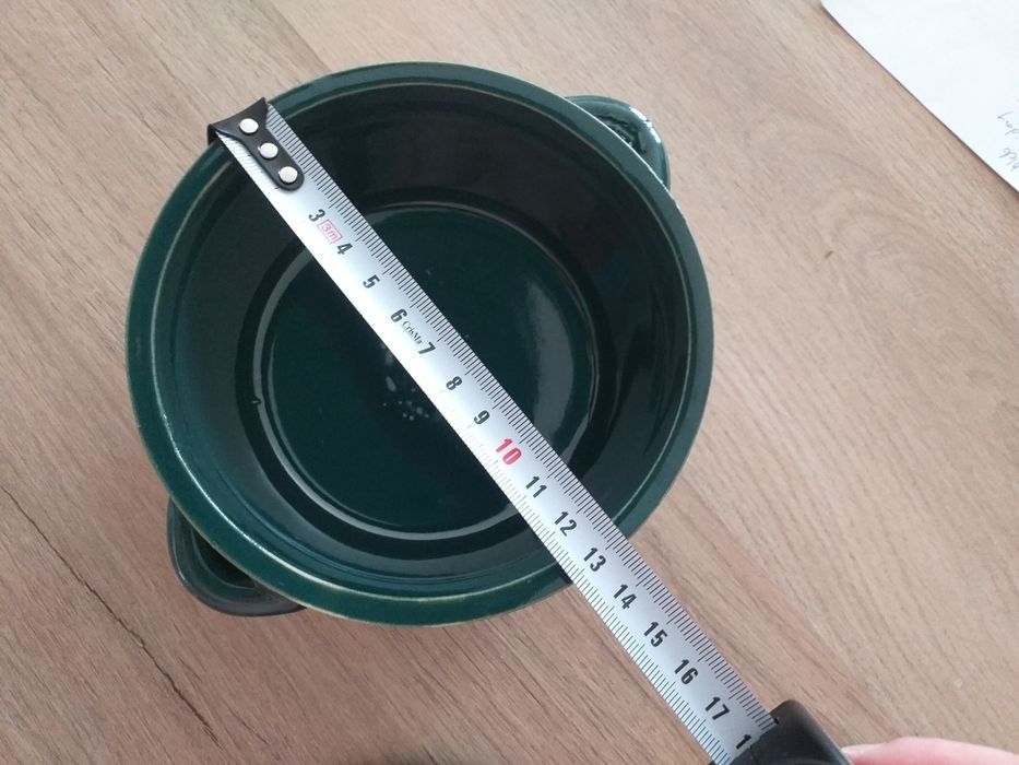 Beczka garnek dzbanek kamionka 0,5 l zielona