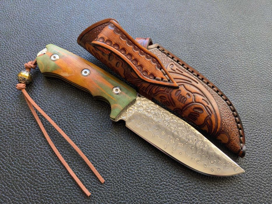 Нож Damascus. сталь VG10. нож охотничий. ніж туристичний