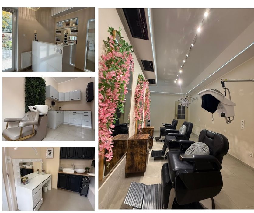 Działający salon fryzjersko-kosmetyczny do przejęcia-PEŁNE WYPOSAŻENIE