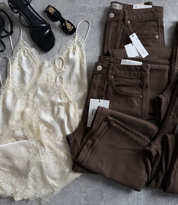 Джинси Stradivarius straight/wide 34,36,38,40 оригінал