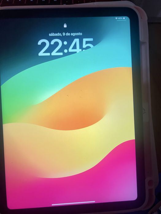 Iphad novo apple em cor azul