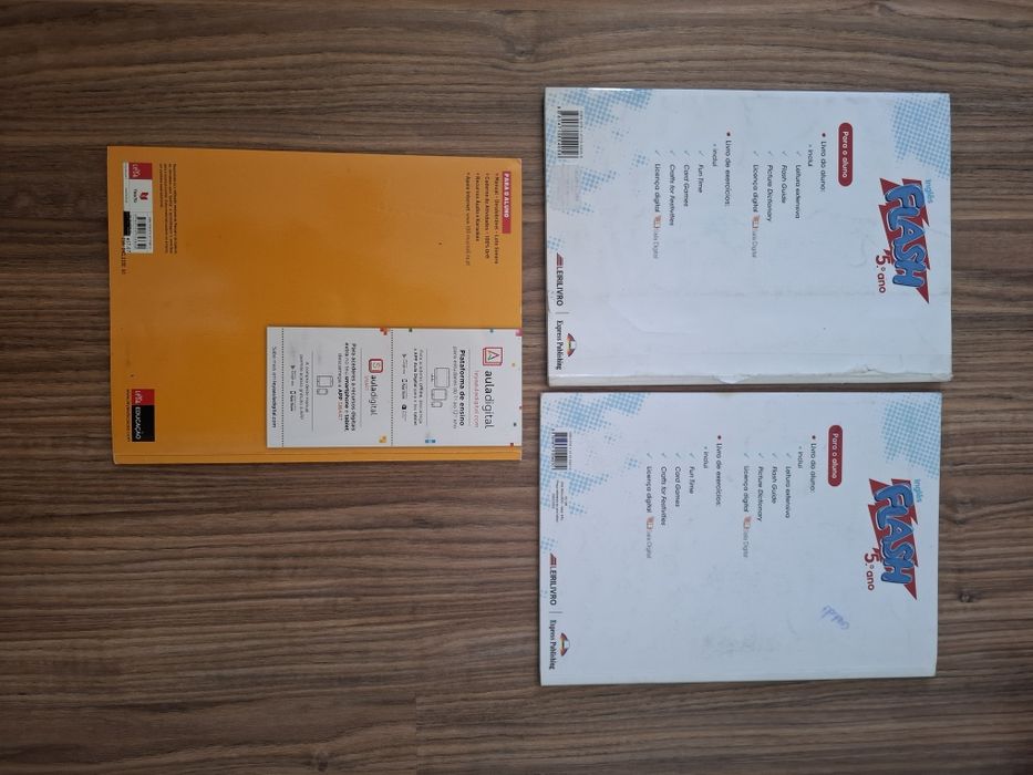 Manuais e cadernos escolares 5 Ano em bom estado