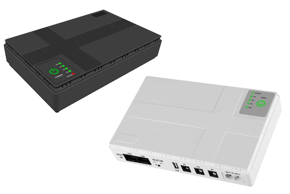 ДБЖ акумуляторний mini-UPS  для роутеру 12V / 9V / 5v 10 400 mAh