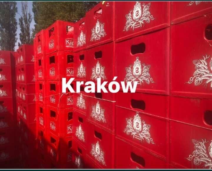 Transportery, skrzynki , kasty z piwa i inne