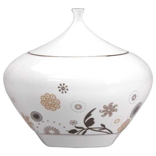 SPAL Serviço jantar Flower Rain Platina 56 pçs NOVO