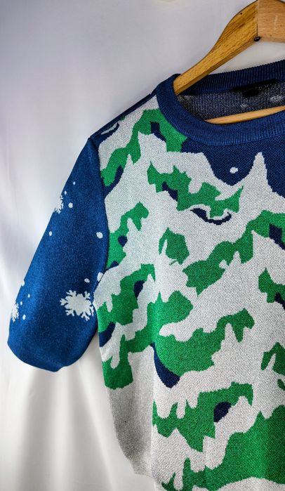 Topshop sweter świąteczny EU44 brokatowy zimowy – nowy