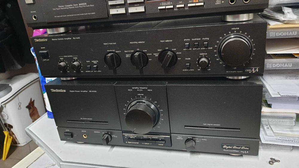 Wzmacniacz Technics SE-M100 + przedwzmacniacz SU-A40