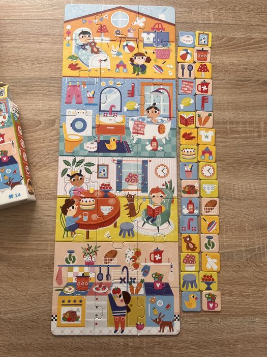 Puzzle w domu i bluey
